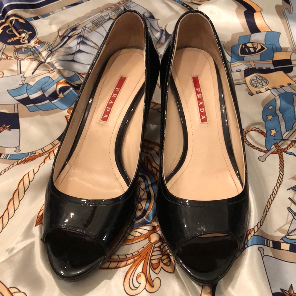 Prada Patent Leather Espadrille - Picture 6 of 6